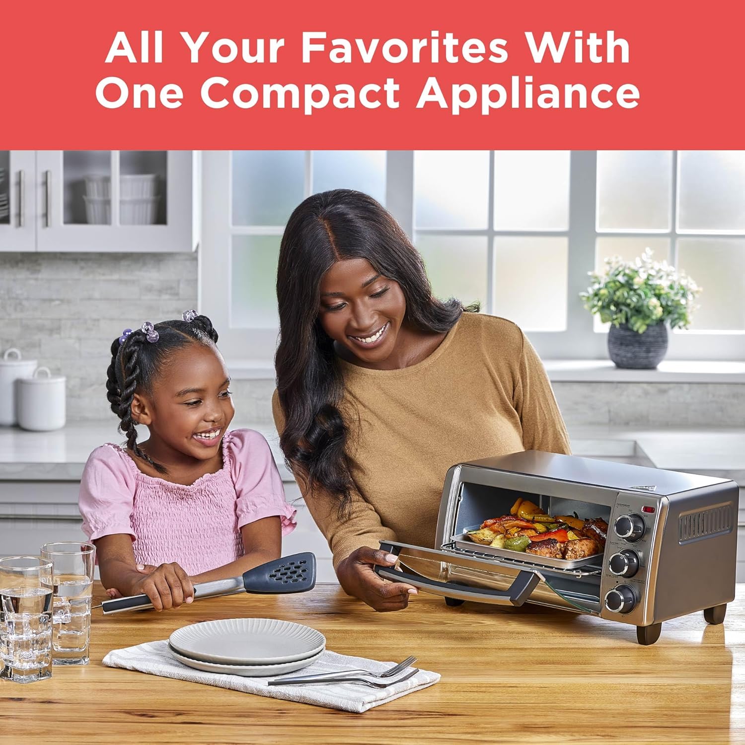 BLACK+DECKER 4-Slice Convection Oven TO1313SBD - Image 5