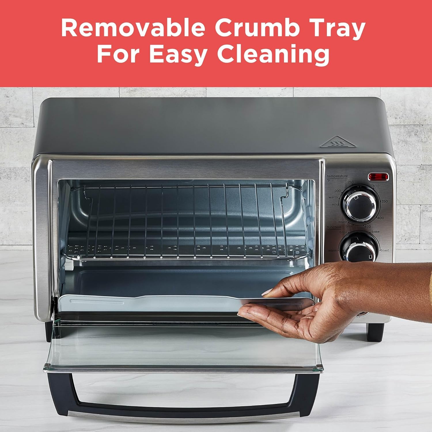 BLACK+DECKER 4-Slice Convection Oven TO1313SBD - Image 7