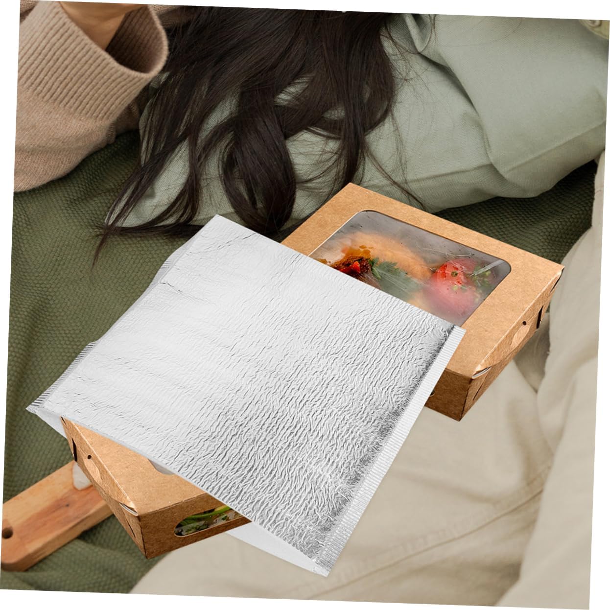 Aluminum Foil Insulation Bags for Cold Food - Image 7