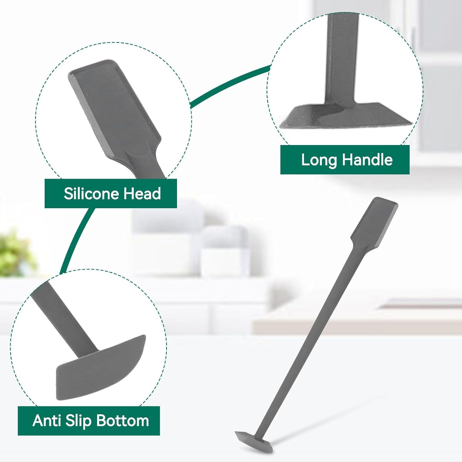 AYNEFY Silicone Spatula 36cm Universal Dual Head Blender Scraper - Image 5