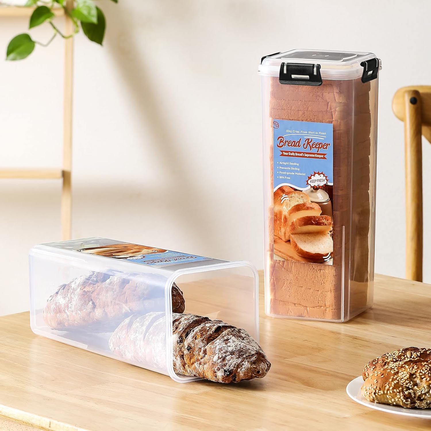 Bread Storage Container with Airtight Lid - Image 8