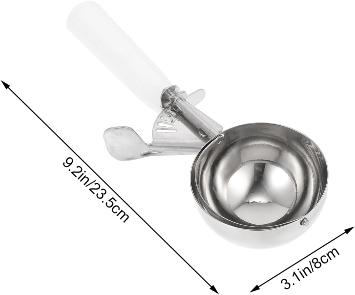Stainless Steel Ice Cream Scoop for Home and Restaurant Use - Image 3