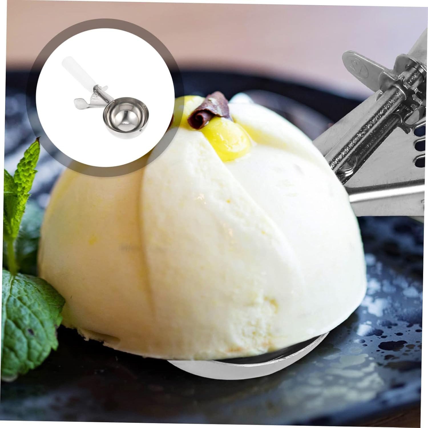 Stainless Steel Ice Cream Scoop for Home and Restaurant Use - Image 9