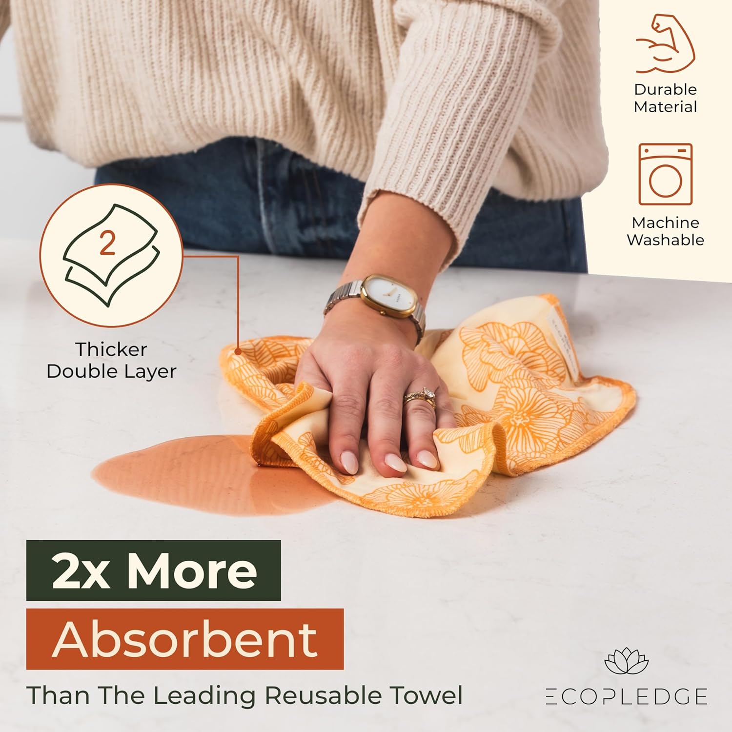 Reusable Paper Towels Washable Roll - Image 3