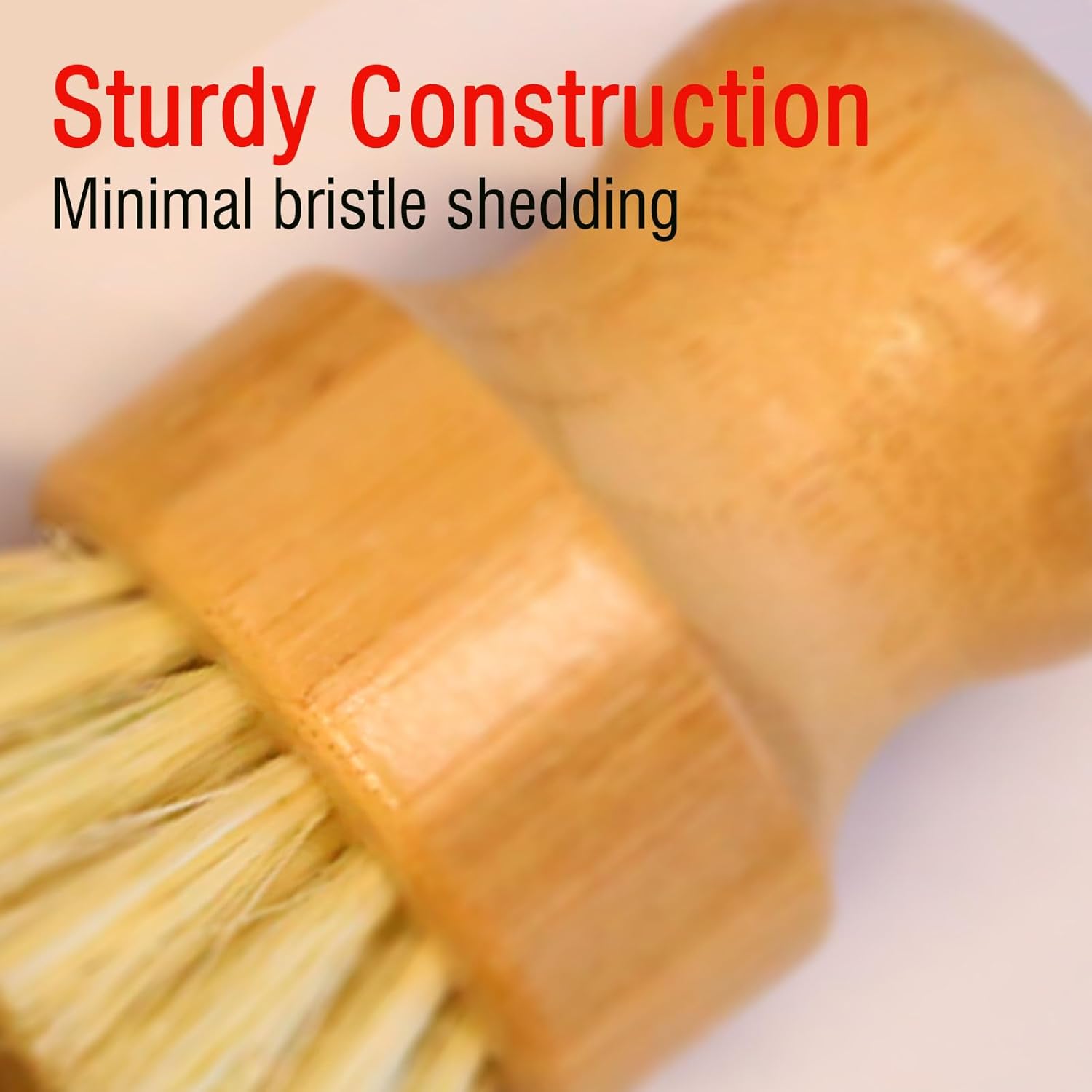 Eco Friendly Bamboo Dish Brush Set - Image 3