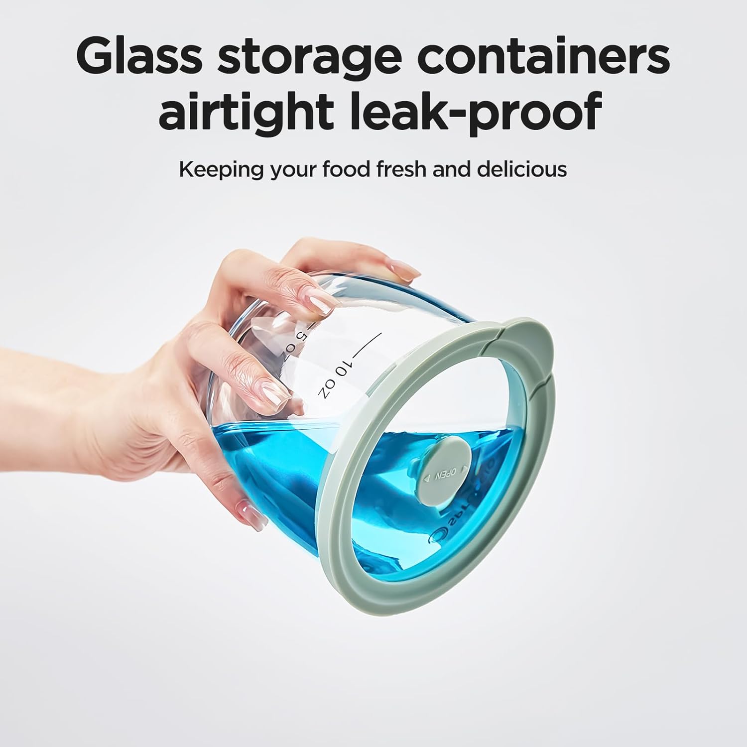 Glass Meal Prep Containers Set - Image 4