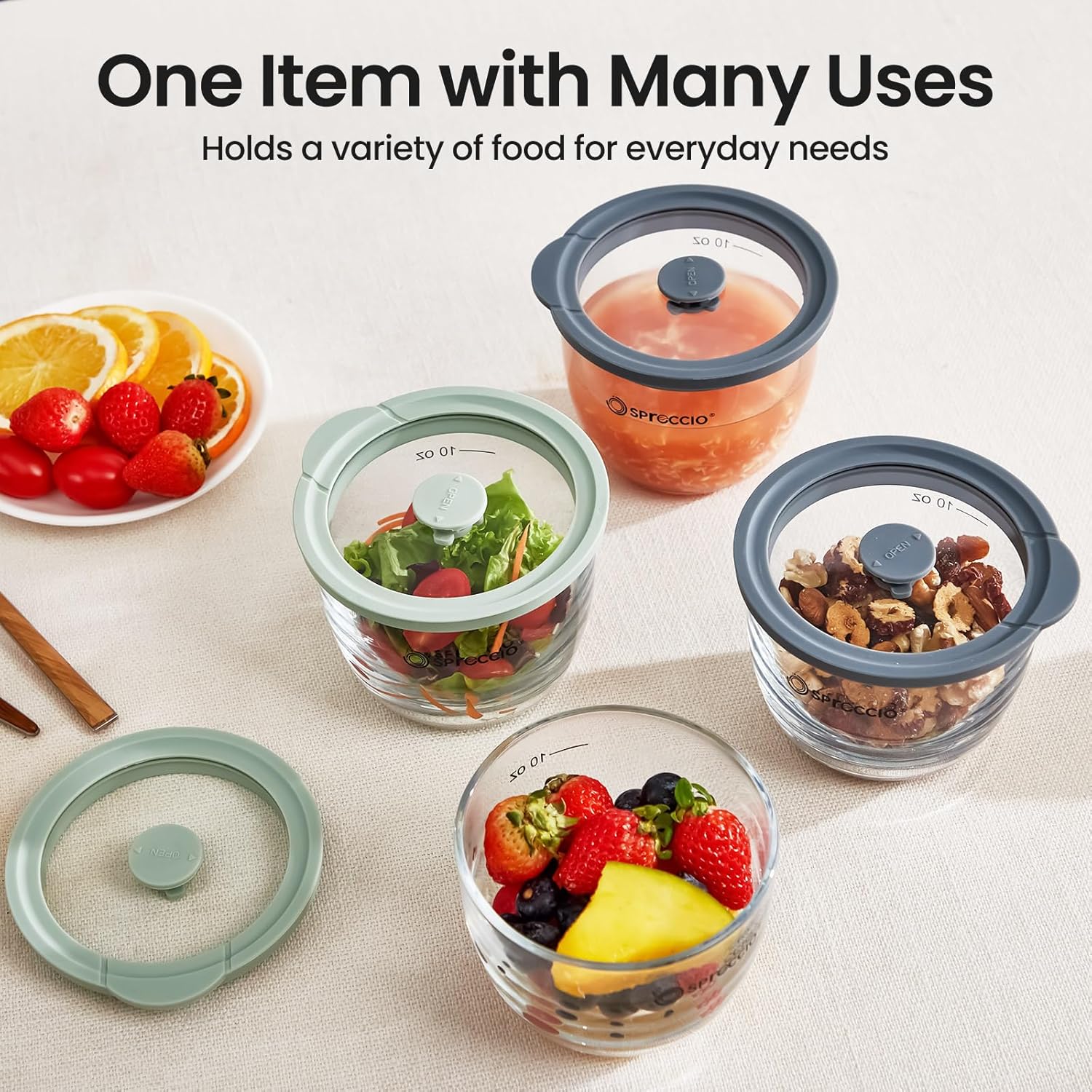 Glass Meal Prep Containers Set - Image 7