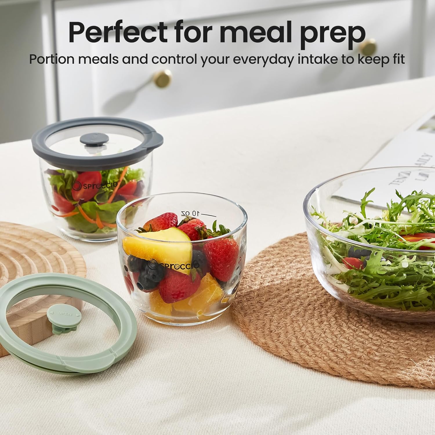 Glass Meal Prep Containers Set - Image 9