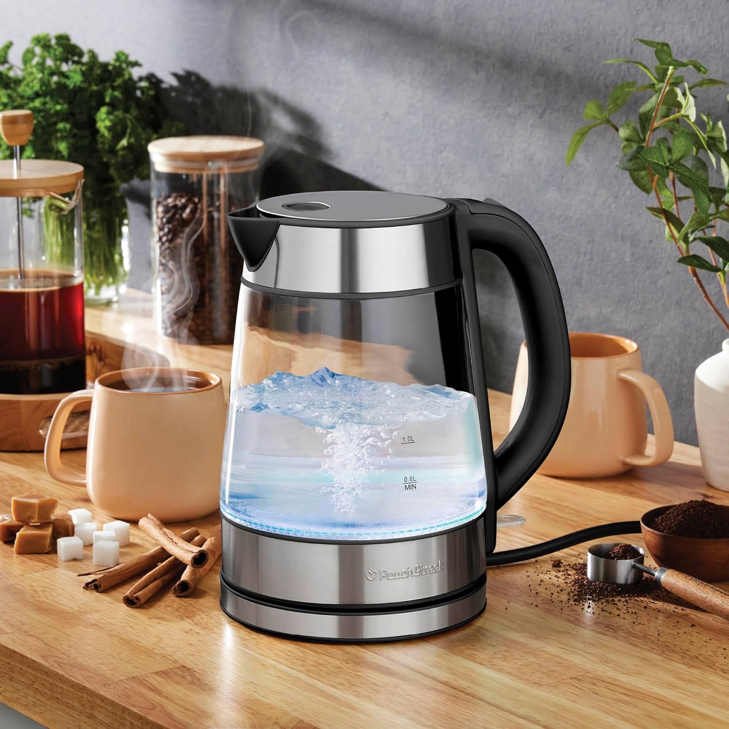 Speed-Boil Electric Kettle For Coffee & Tea - Image 3