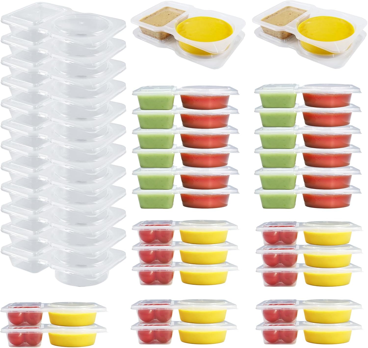 Reusable Snack Containers with Lids - Image 2