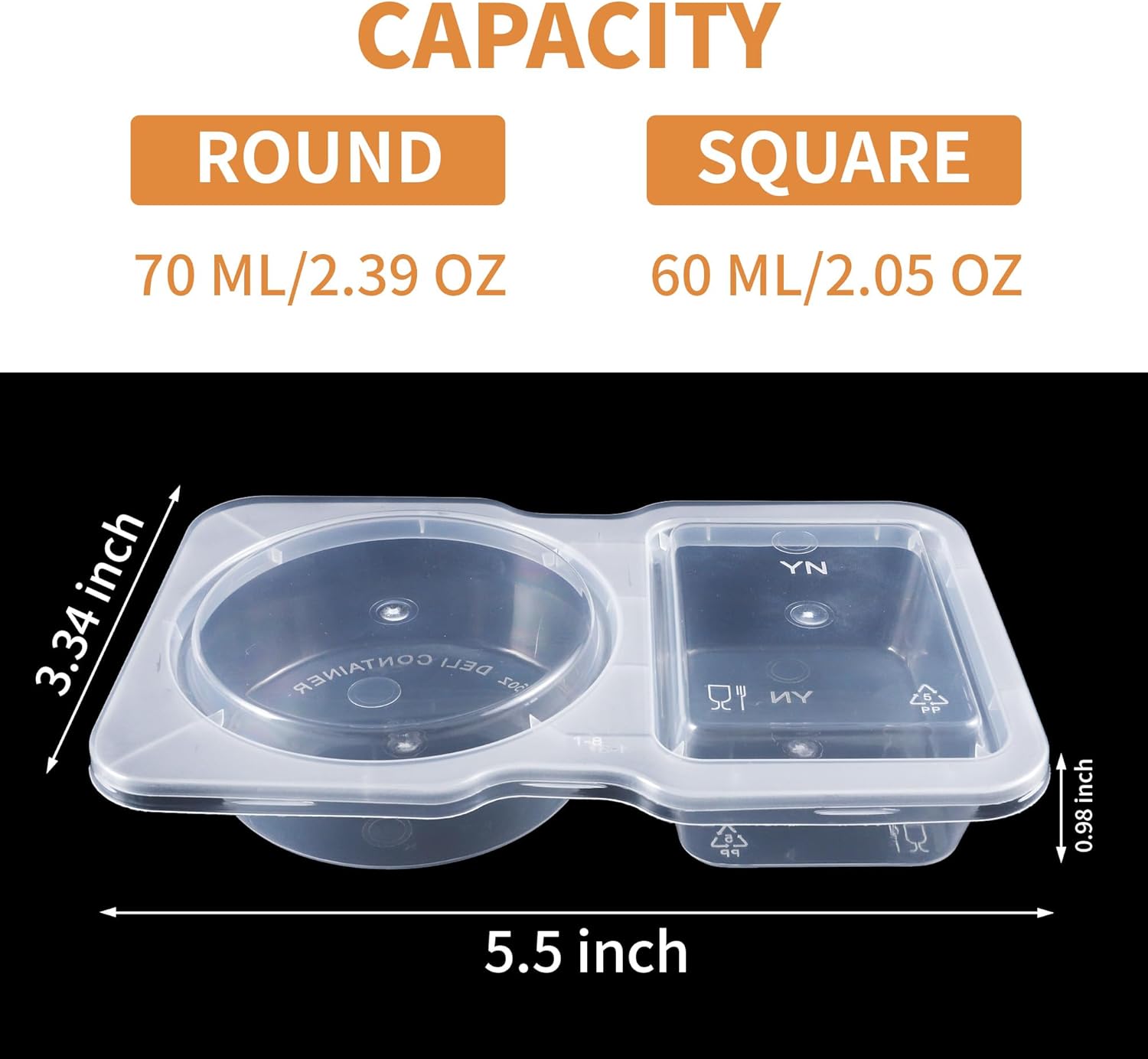 Reusable Snack Containers with Lids - Image 3