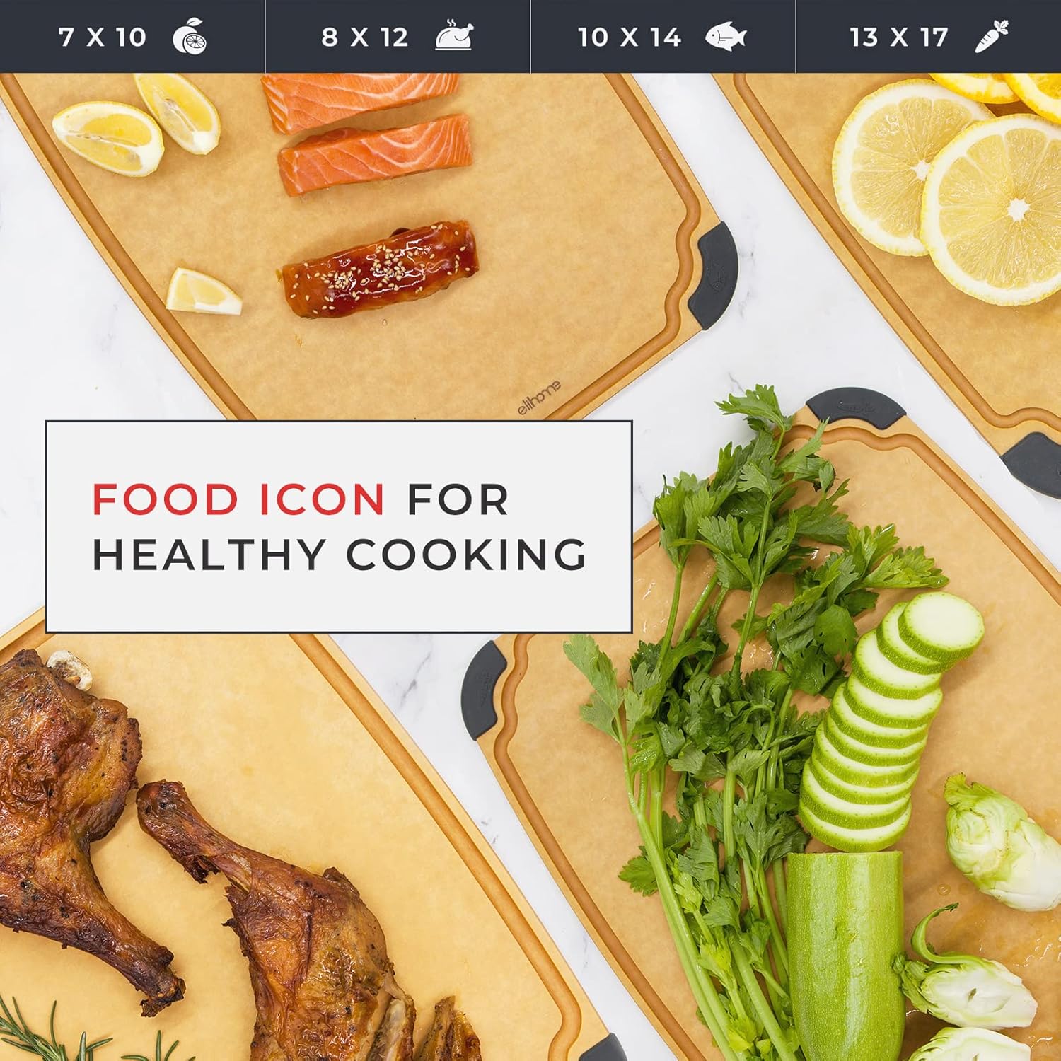 Elihome Essential Series Cutting Board - Image 9