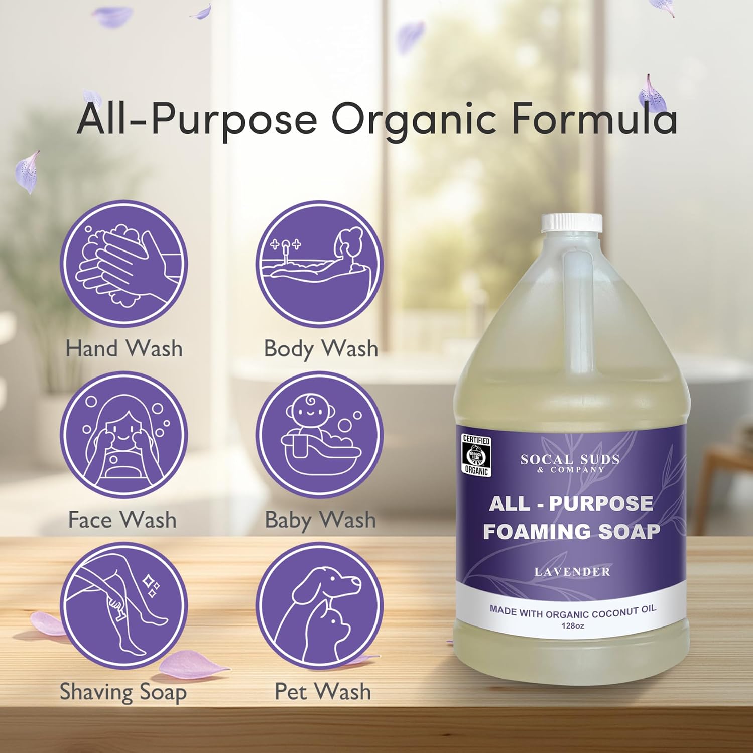 Lavender Foaming Hand & Body Wash - Image 3