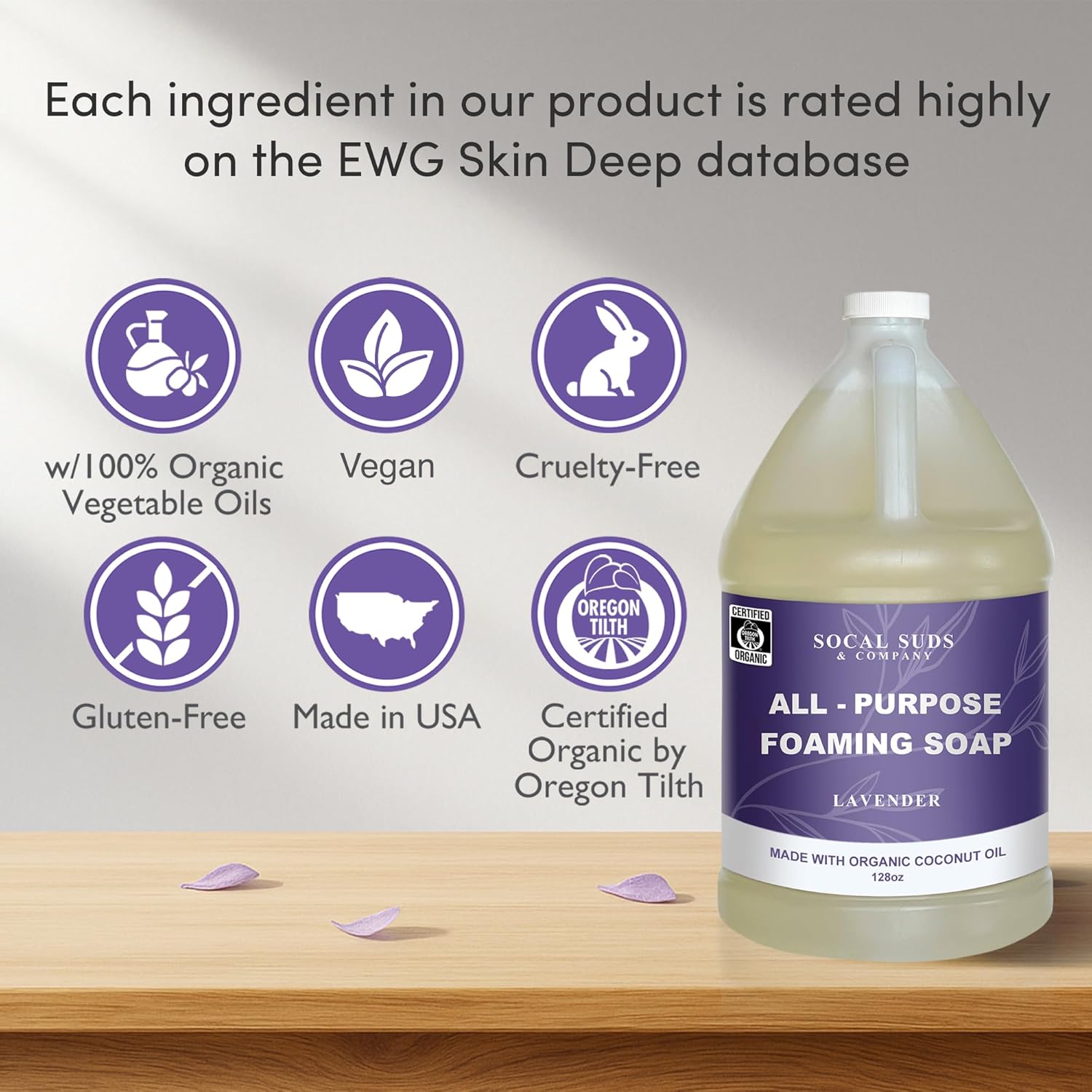 Lavender Foaming Hand & Body Wash - Image 4