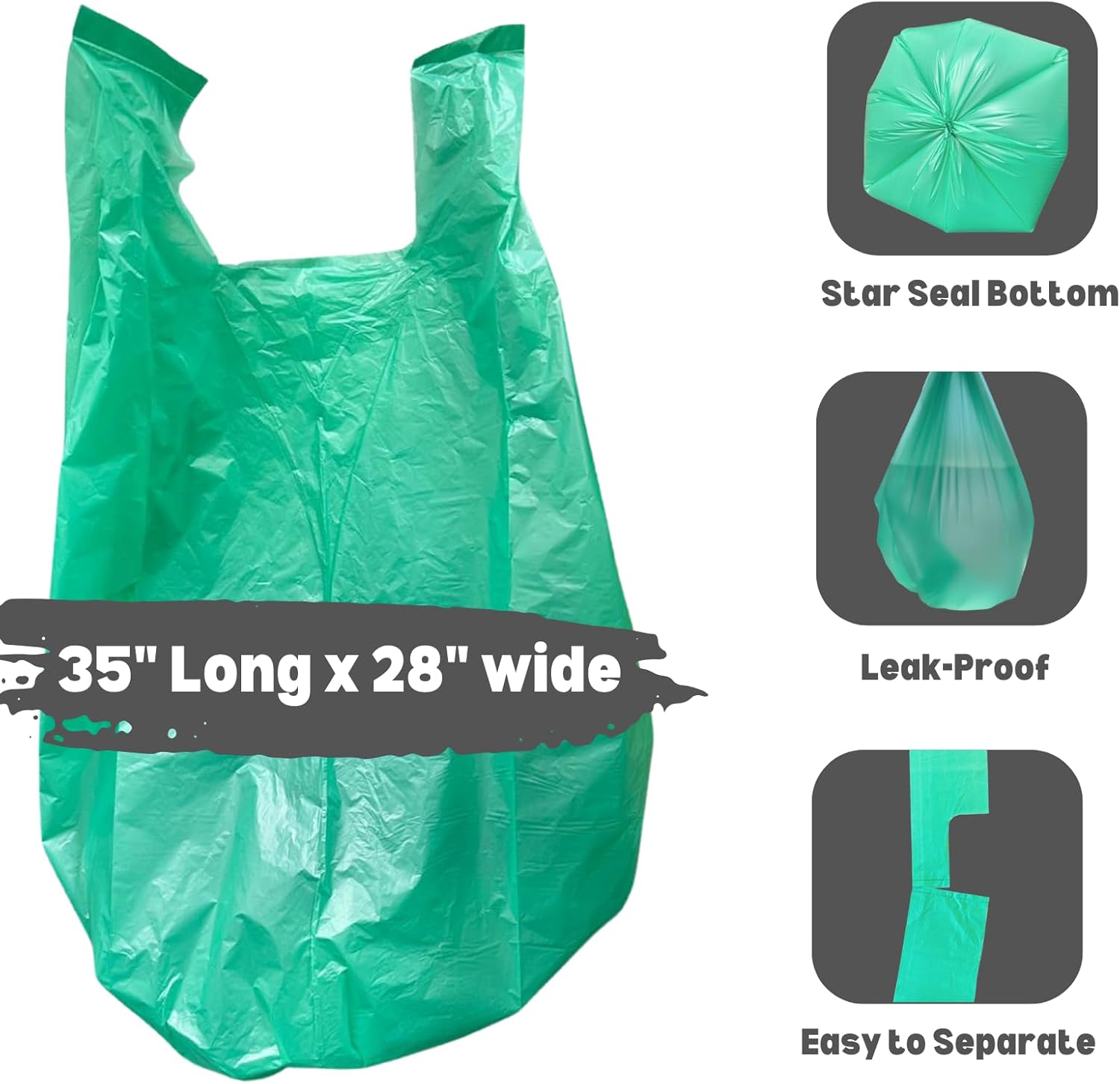 Biodegradable Tall Kitchen Trash Bags - Image 3
