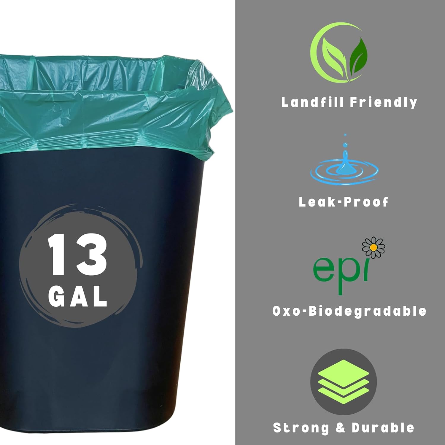 Biodegradable Tall Kitchen Trash Bags - Image 6