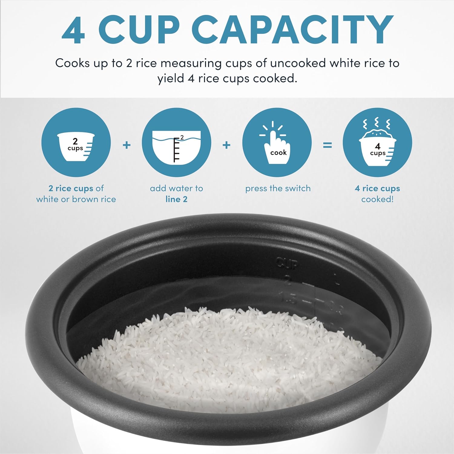 AROMA Mini Rice Cooker - Image 3