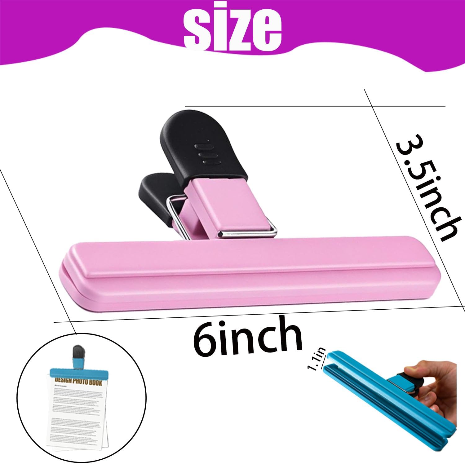 Large Food Storage Clips for Sealing Bags - Image 3