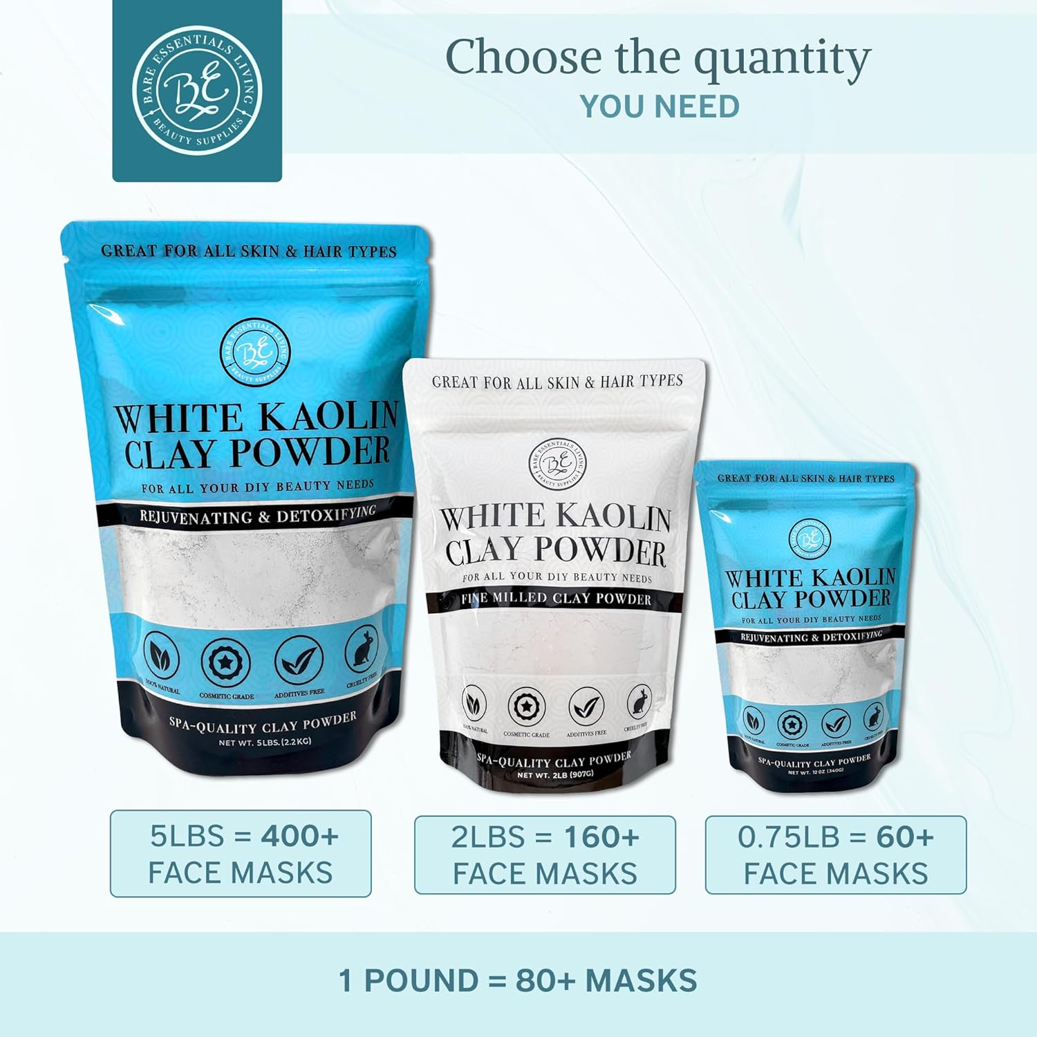 Natural White Kaolin Clay Powder for DIY Spa and Gardening - Image 7