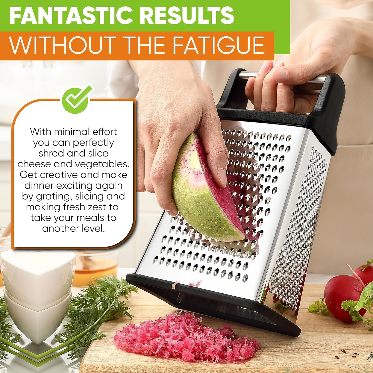Spring Chef Professional Cheese Grater - Image 8