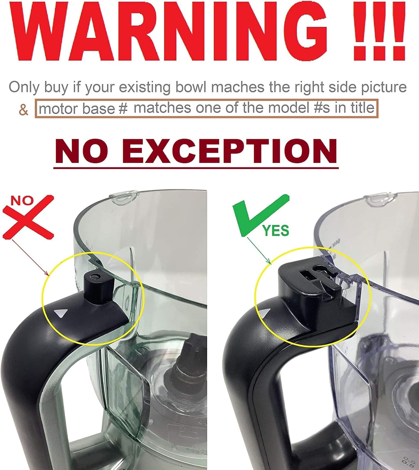 Ninja Replacement 64oz Food Processor Bowl - Image 5