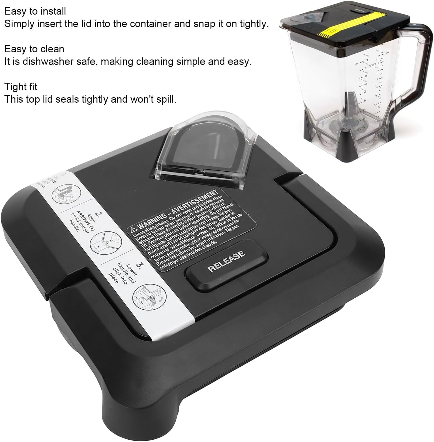 Blender Locking Lid Replacement - Image 4