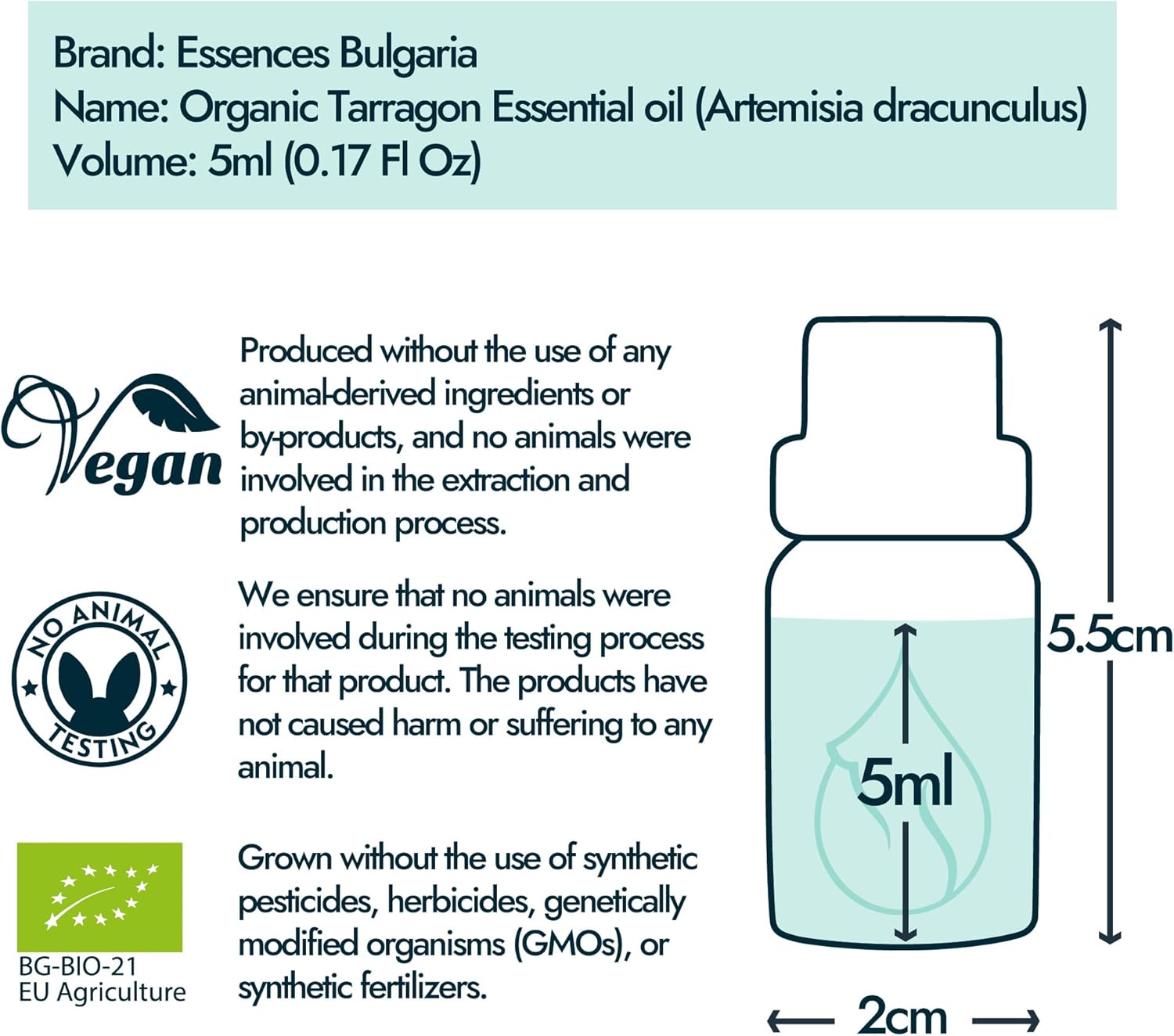 Organic Tarragon Essential Oil 100% Pure & Natural Aromatherapy - Image 7