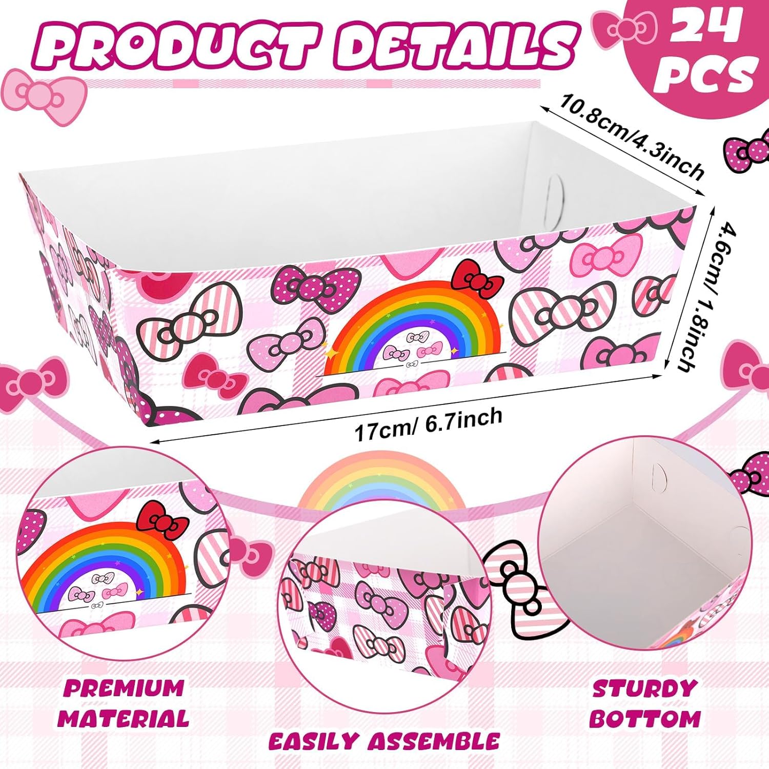 Kawaii Kitty Food Trays - Image 3