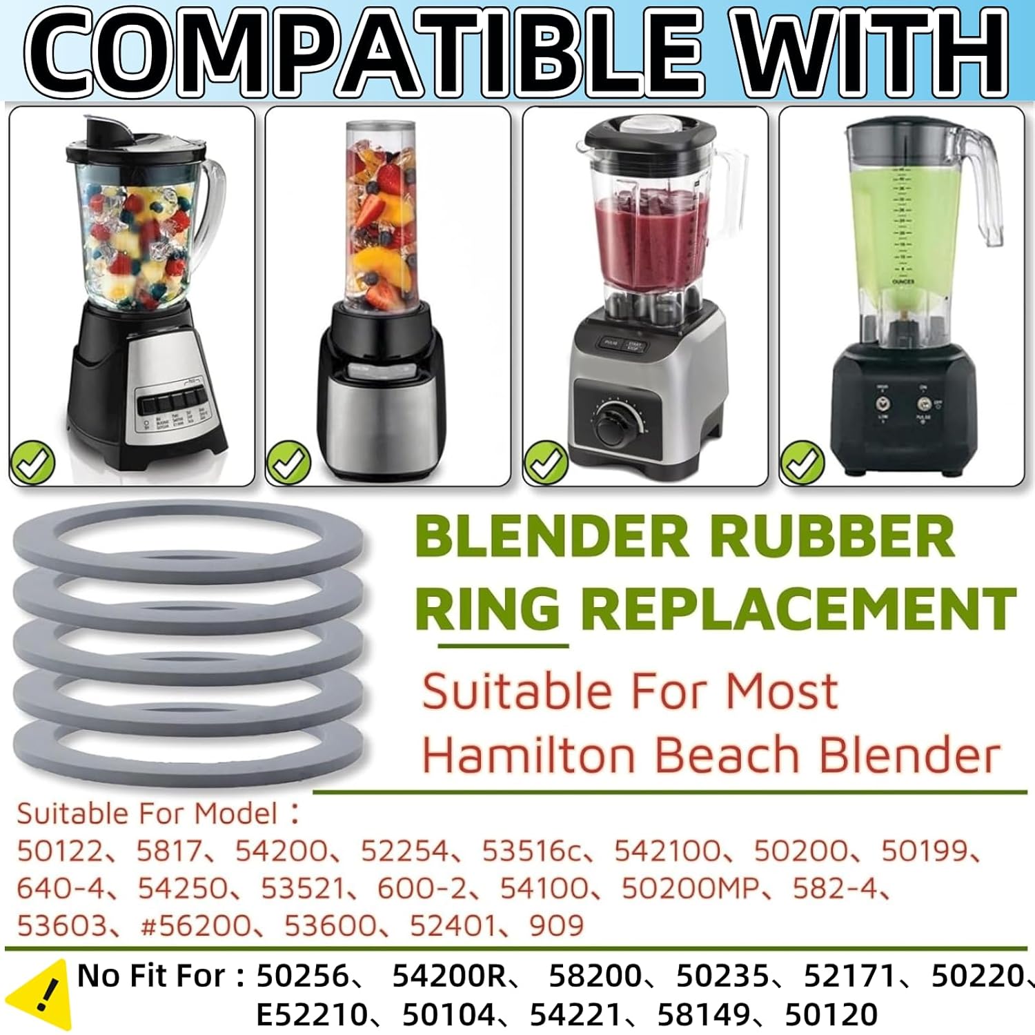 Blender O-Ring Gasket Seal Replacement Parts - Image 4