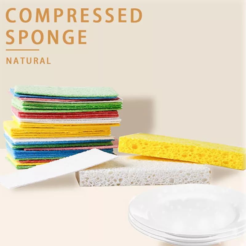 Eco-Friendly Compressed Cellulose Kitchen Sponges - Image 4