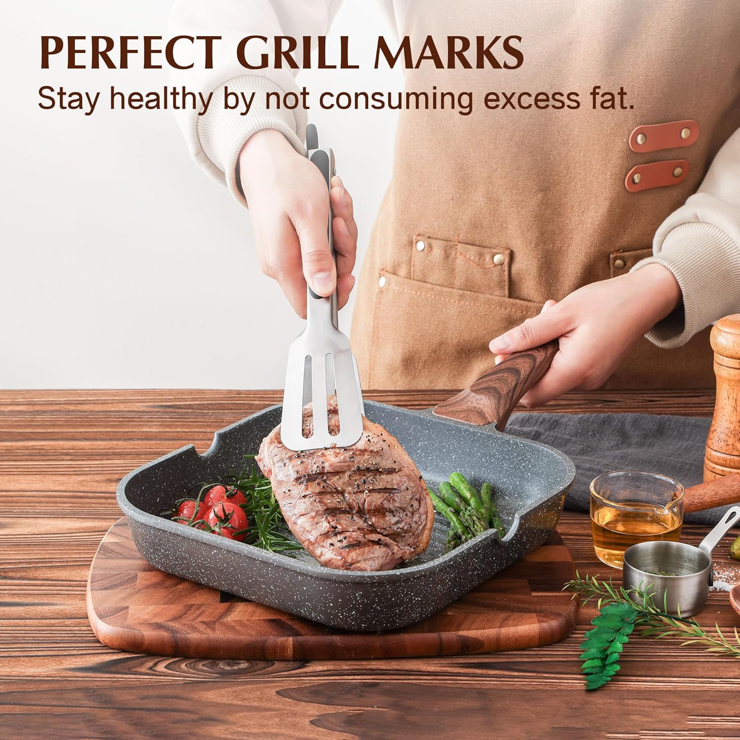Nonstick Grill Pan for Stove Tops - Image 4