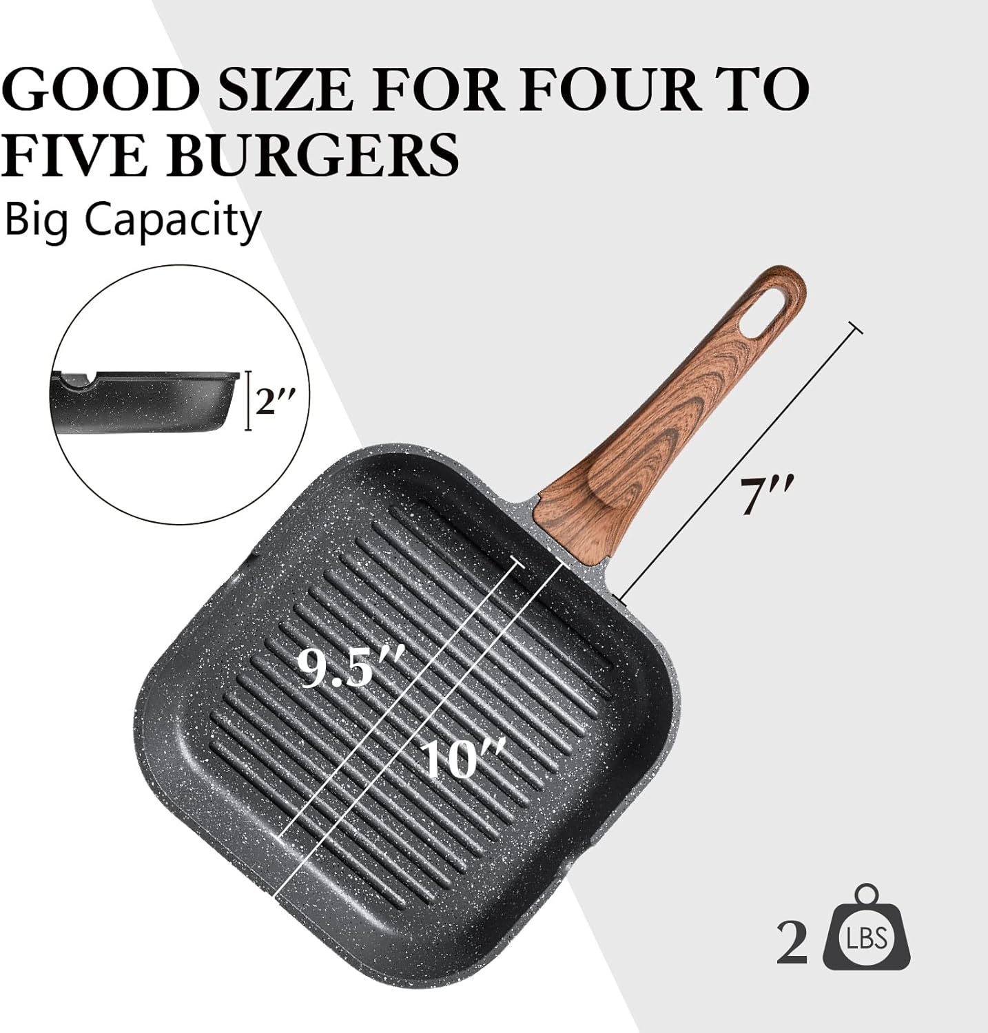 Nonstick Grill Pan for Stove Tops - Image 8