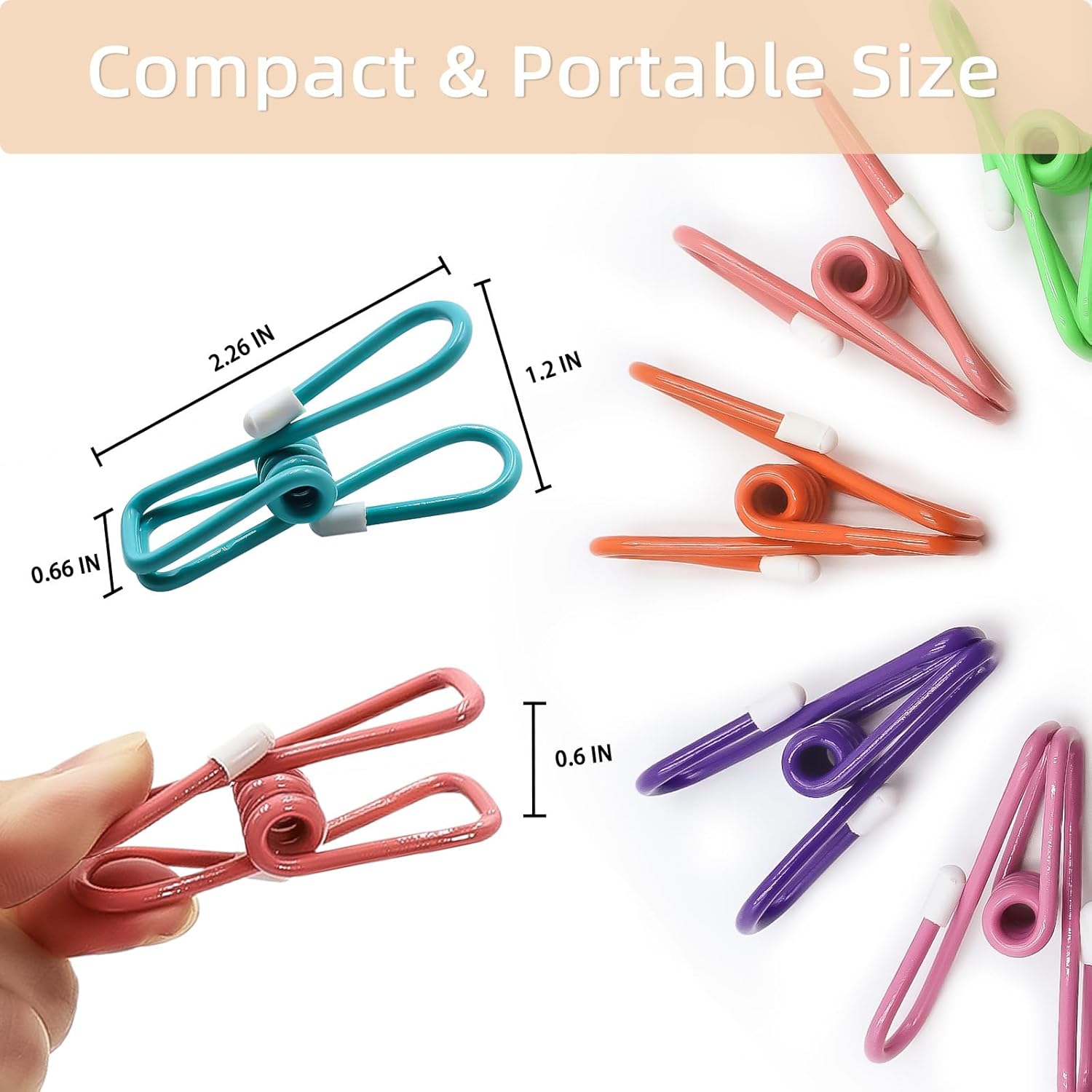 Colorful Metal Chip Bag Clips - Image 9