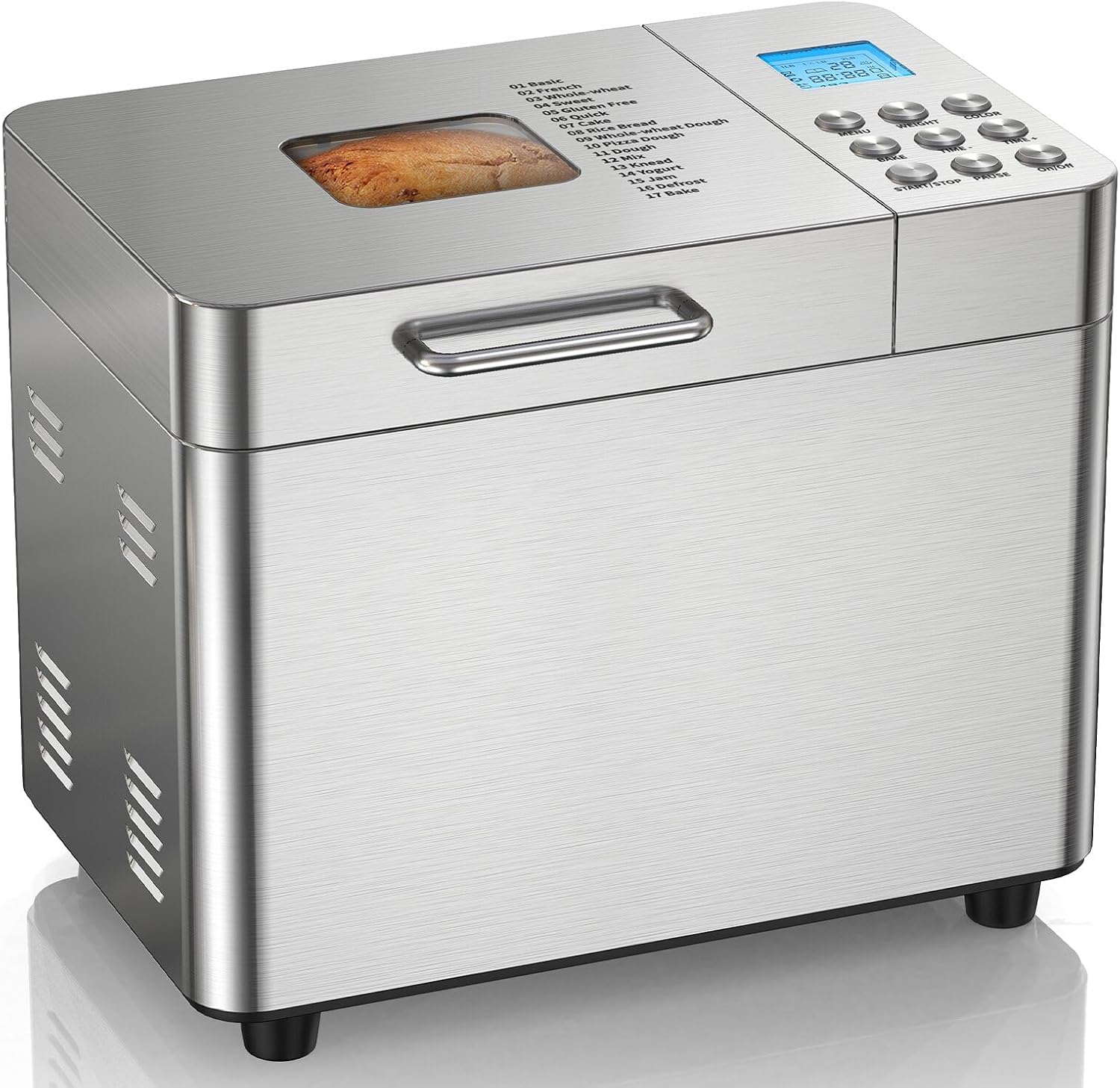 2LB Automatic Stainless Steel Bread Maker Machine - Image 2