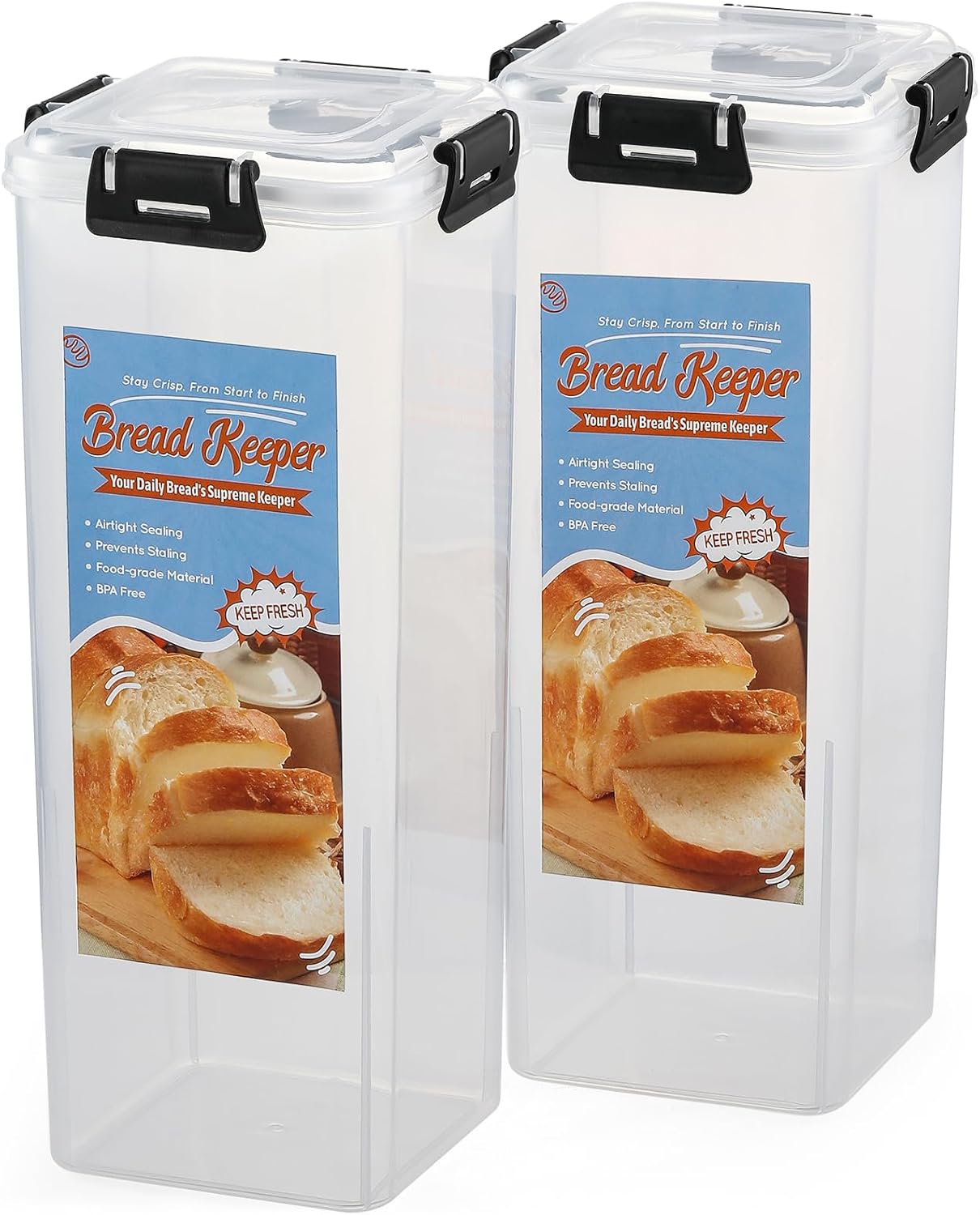 Bread Storage Container with Airtight Lid - Image 2