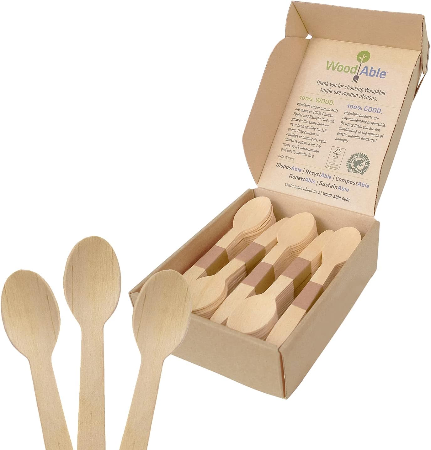Eco-Friendly Bamboo Utensils Set - Image 2