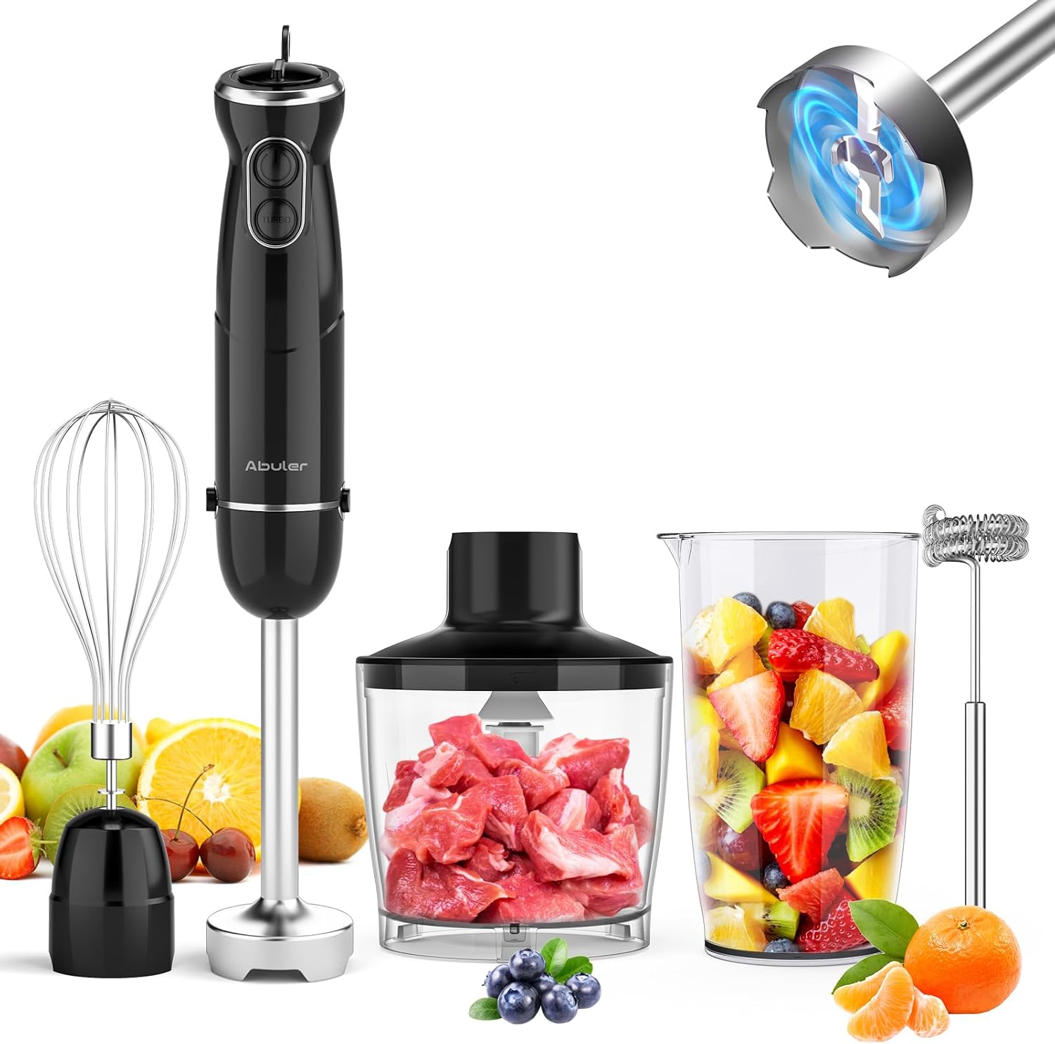 Hand Blender 1000W 5 in 1 Immersion Mixer - Image 2