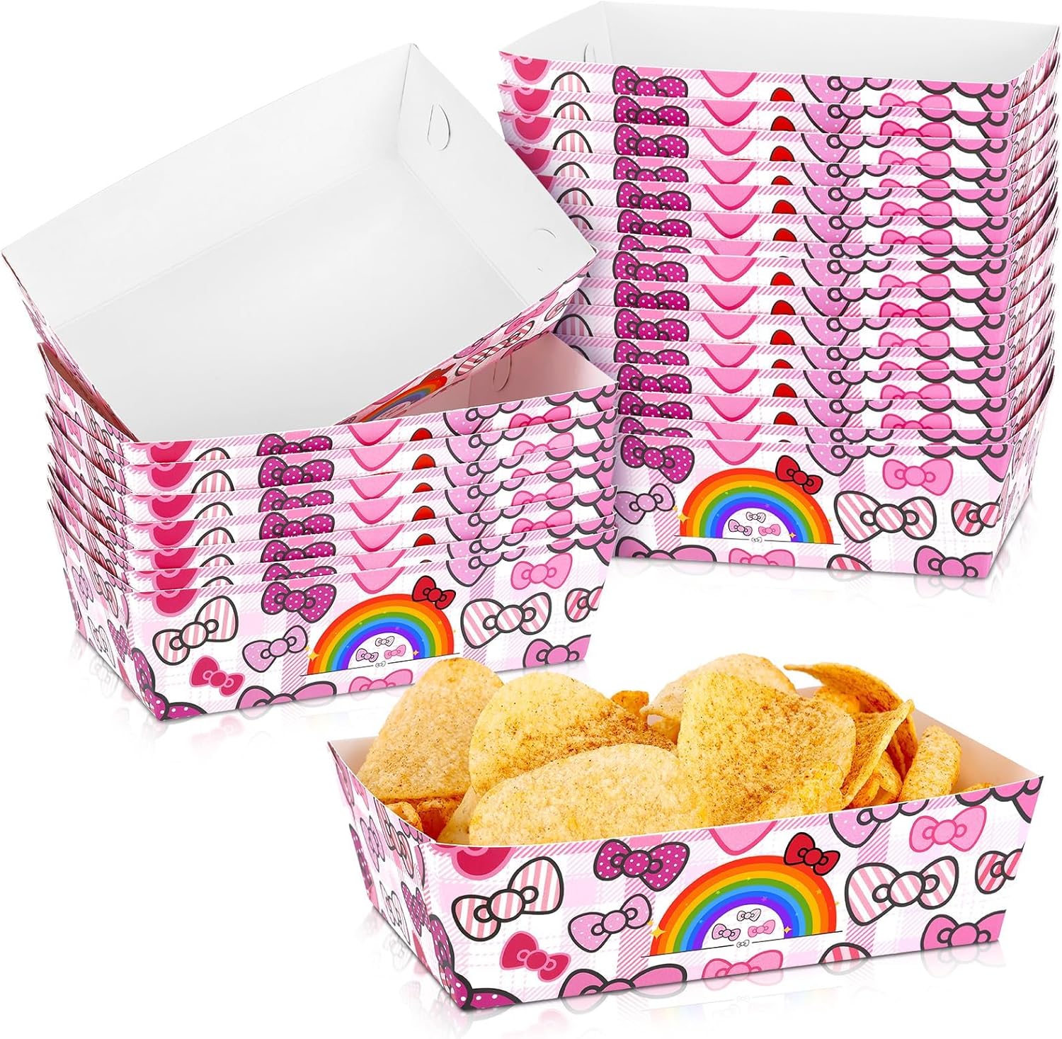 Kawaii Kitty Food Trays - Image 2