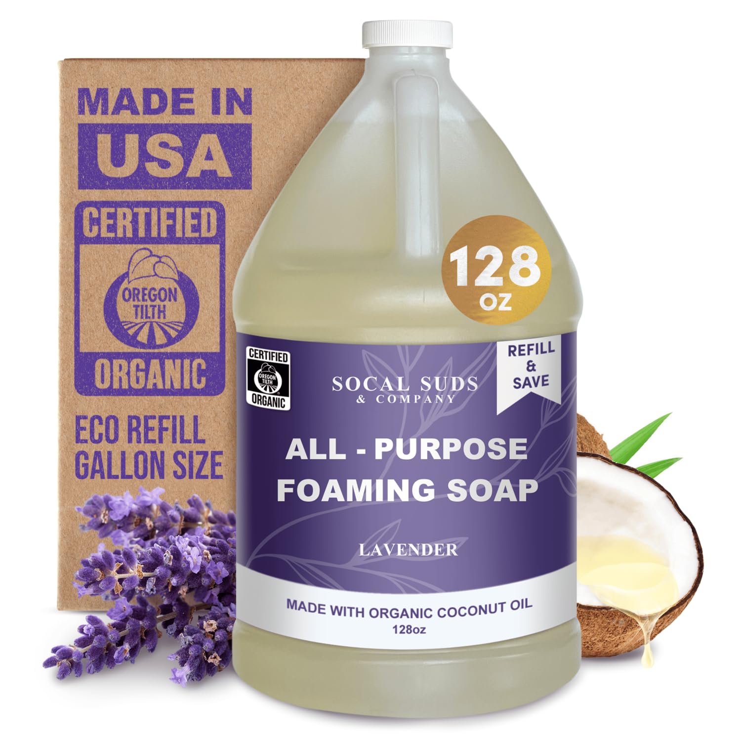 Lavender Foaming Hand & Body Wash - Image 2
