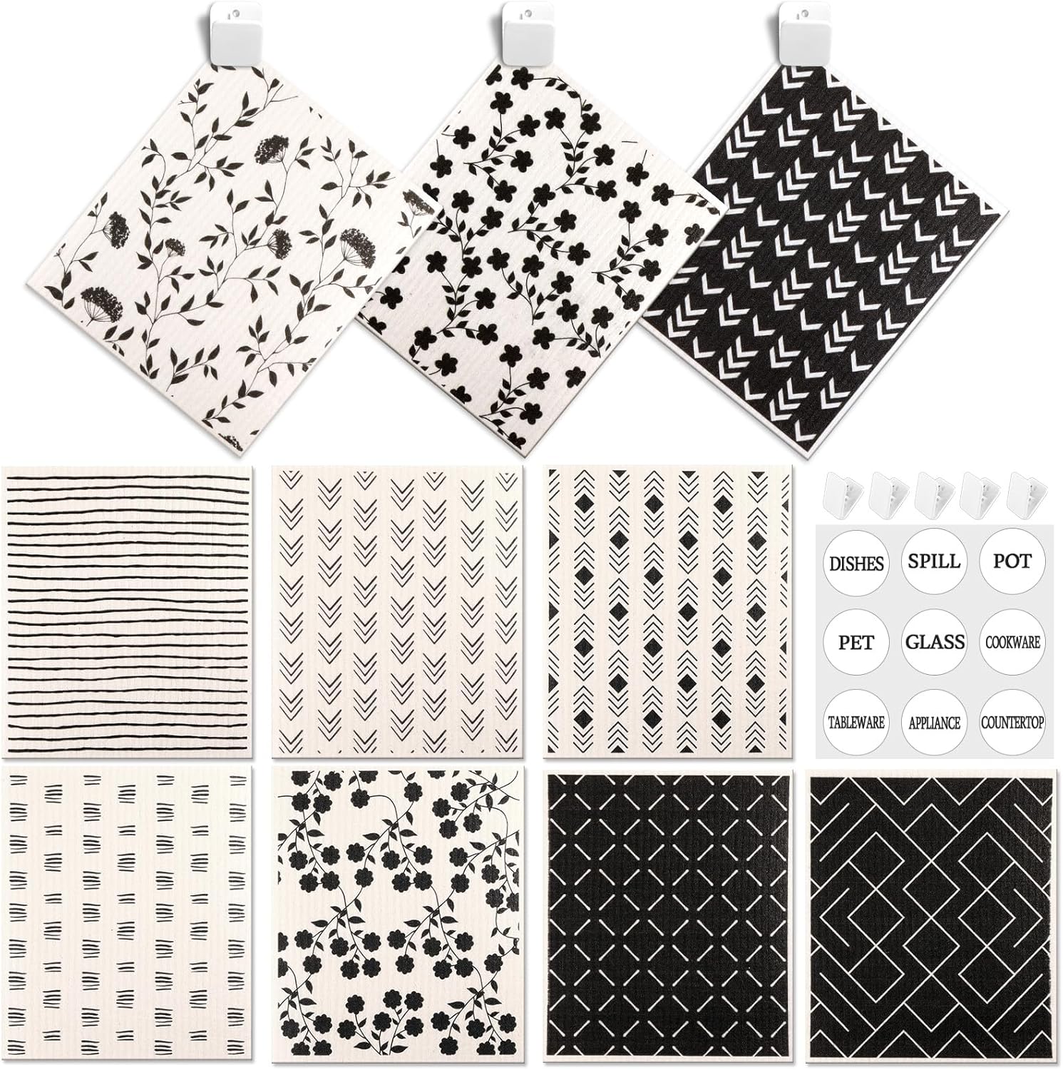 Lucomb Swedish Dishcloths with Hook - Image 2