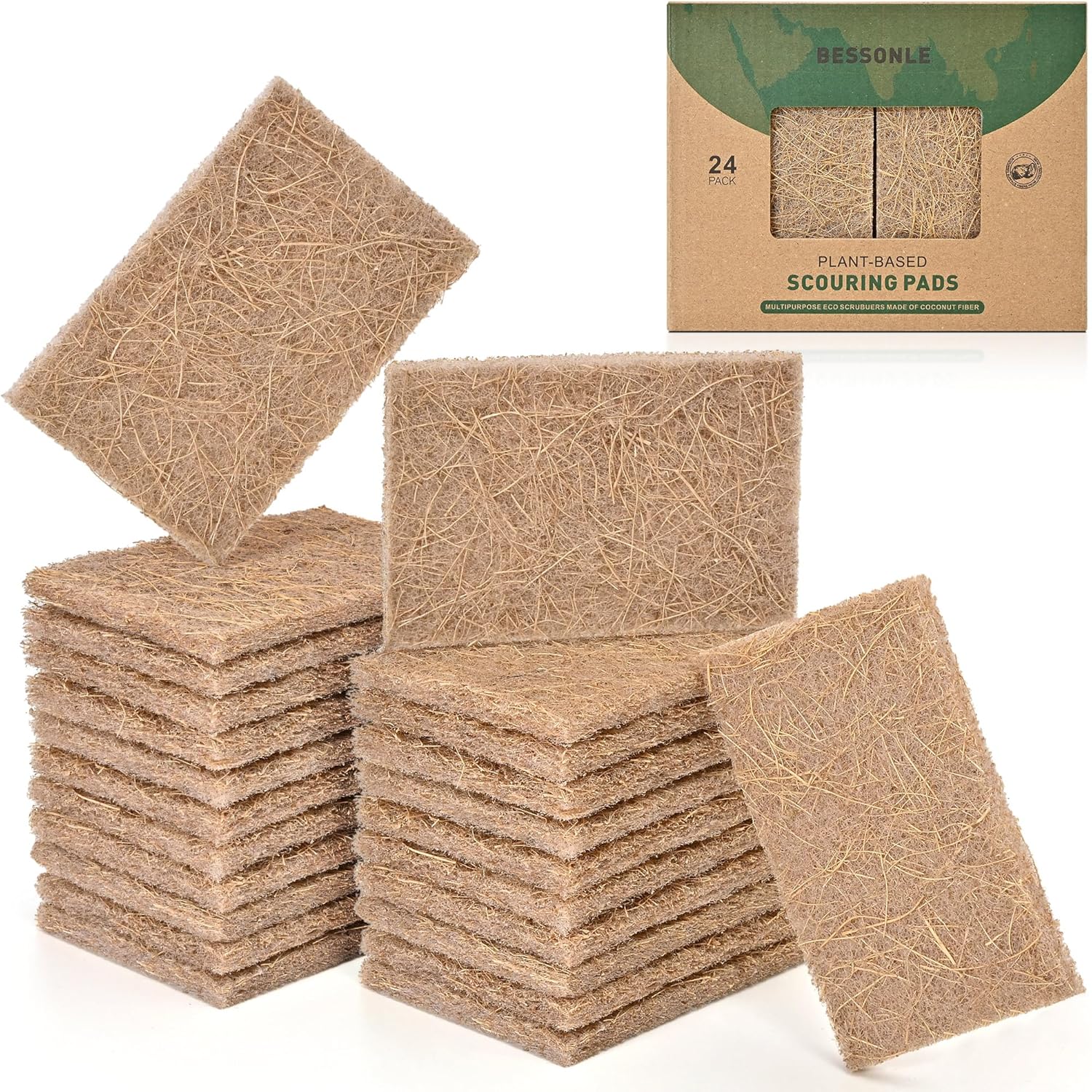 Natural Scrub Kitchen Sponges - Image 2
