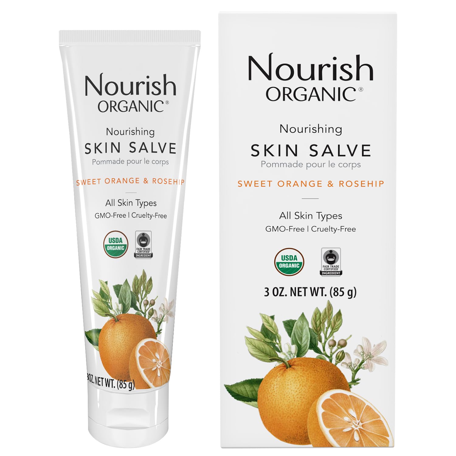 Nourish Organic Skin Salve Sweet Orange & Rosehip - Image 2