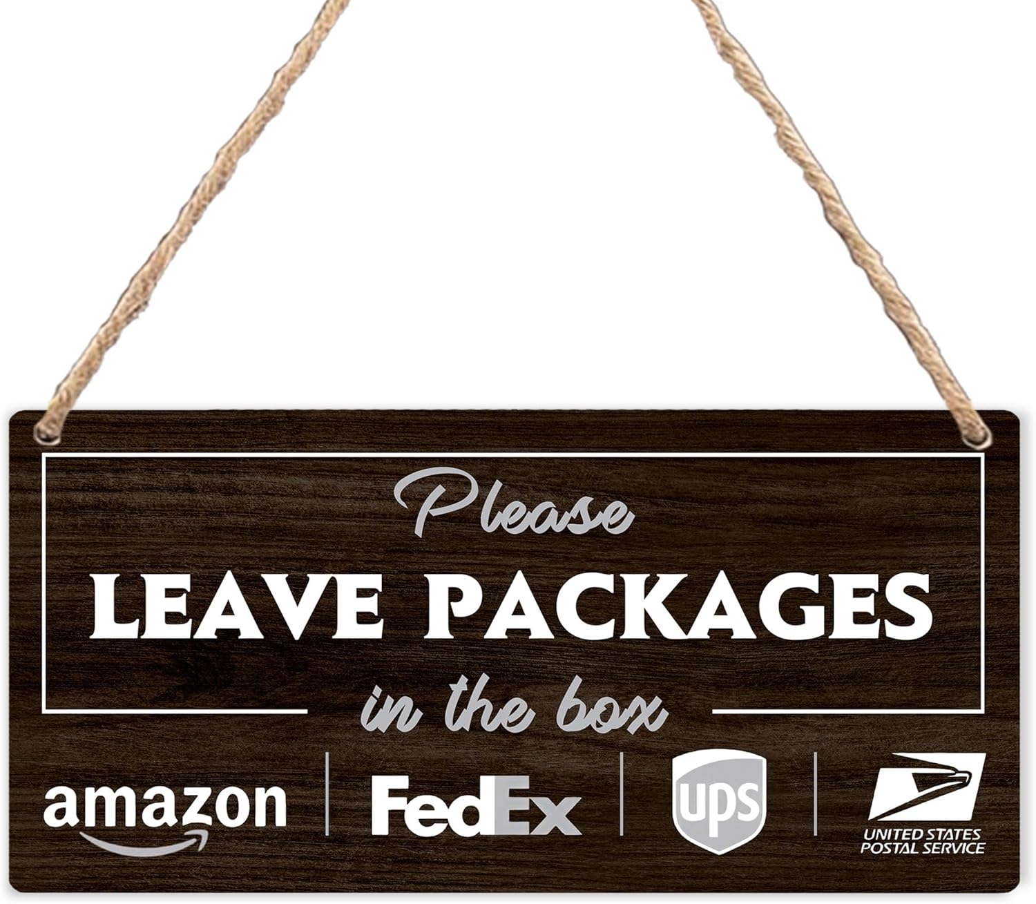 Place Packages Here Wood Sign - Image 2