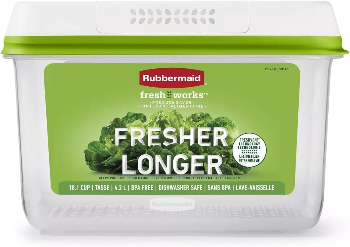 Rubbermaid Large Produce Storage Container - Image 2