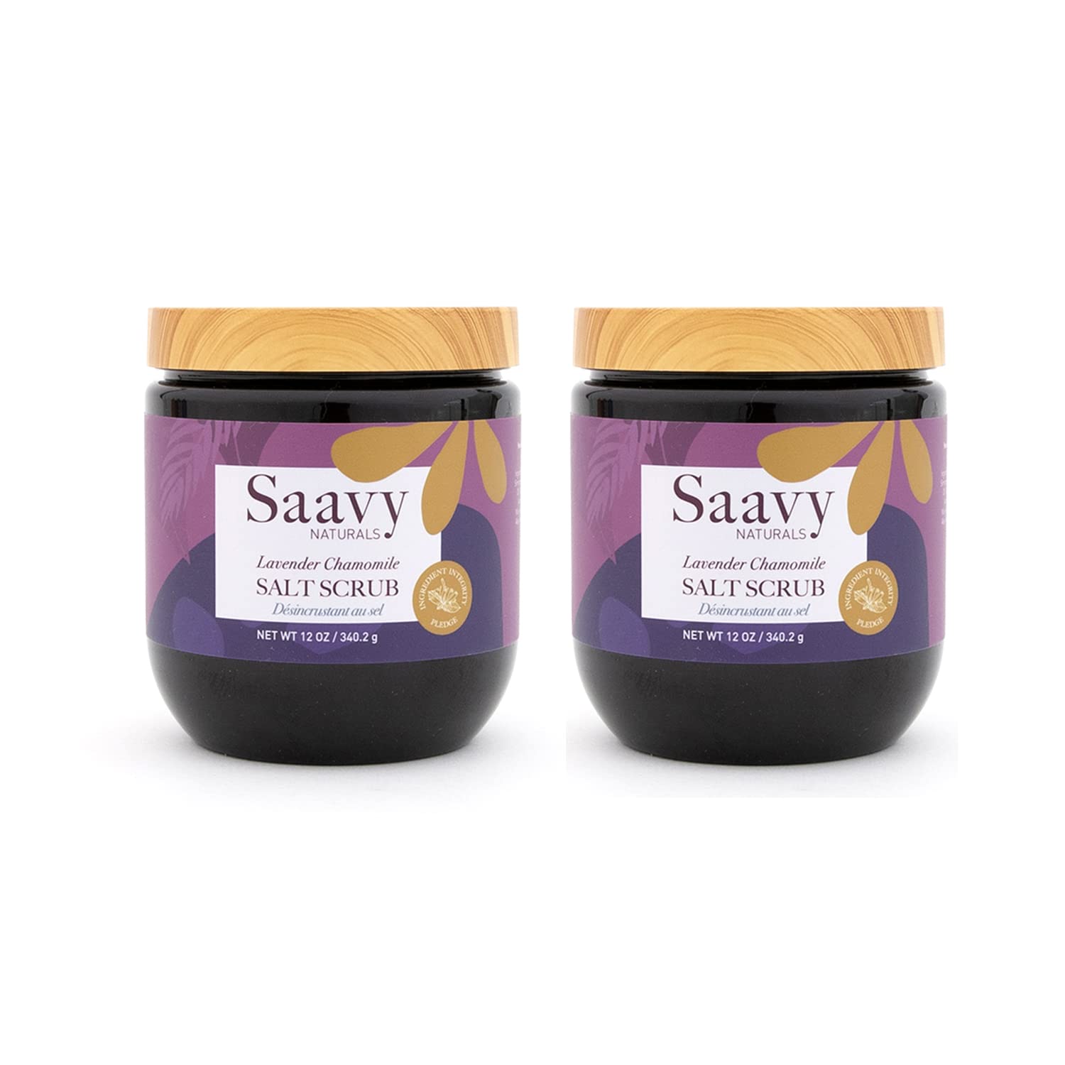 Saavy Naturals Lavender Chamomile Salt Scrub - Image 2
