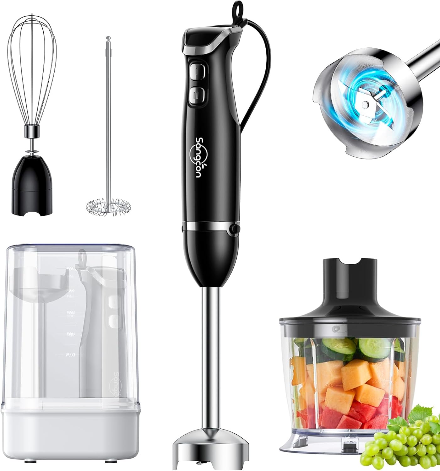 Sangcon 6-in-1 Hand Blender Set - Image 2