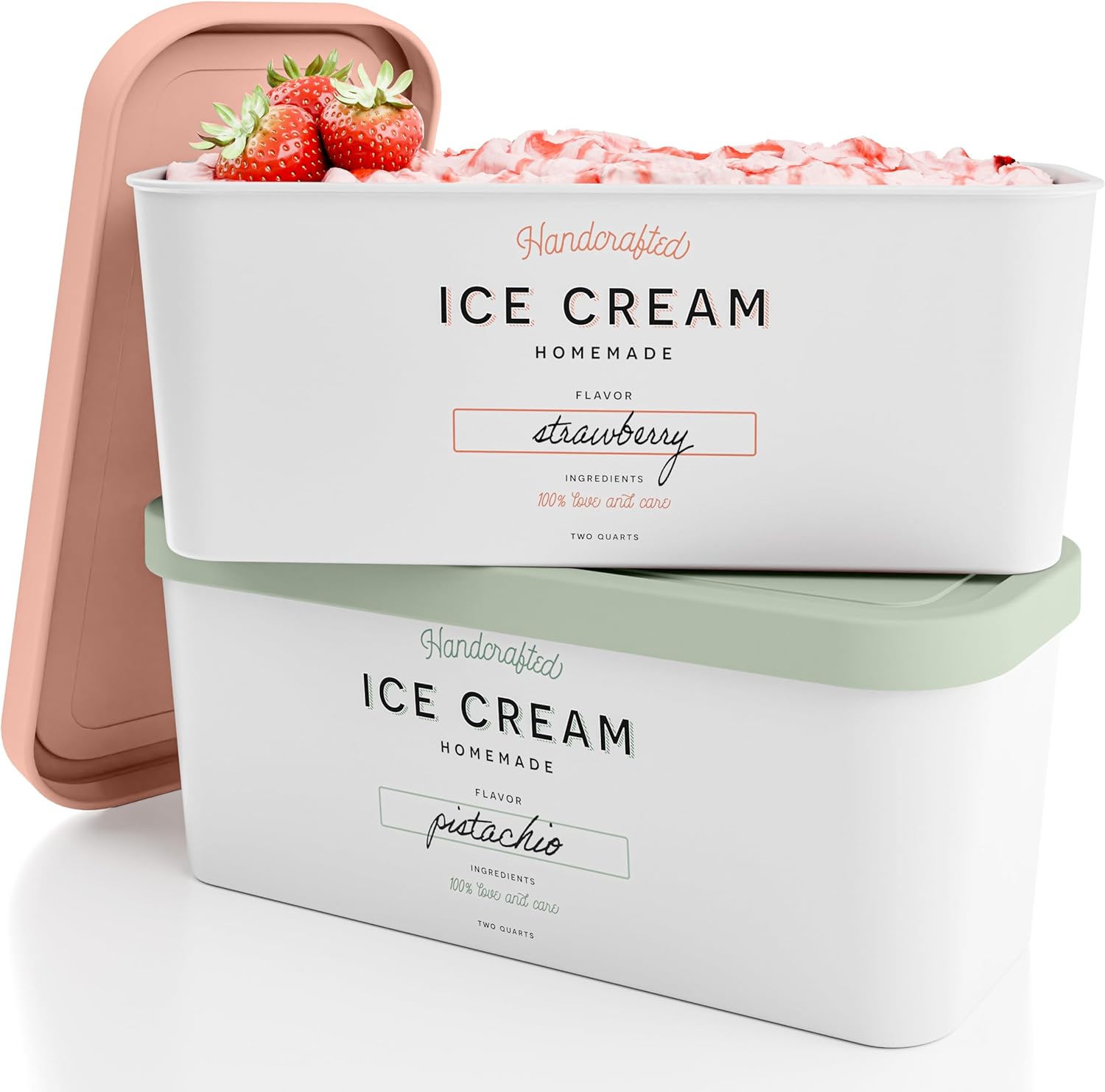 ZICOTO Reusable Ice Cream Tub Containers - Image 2