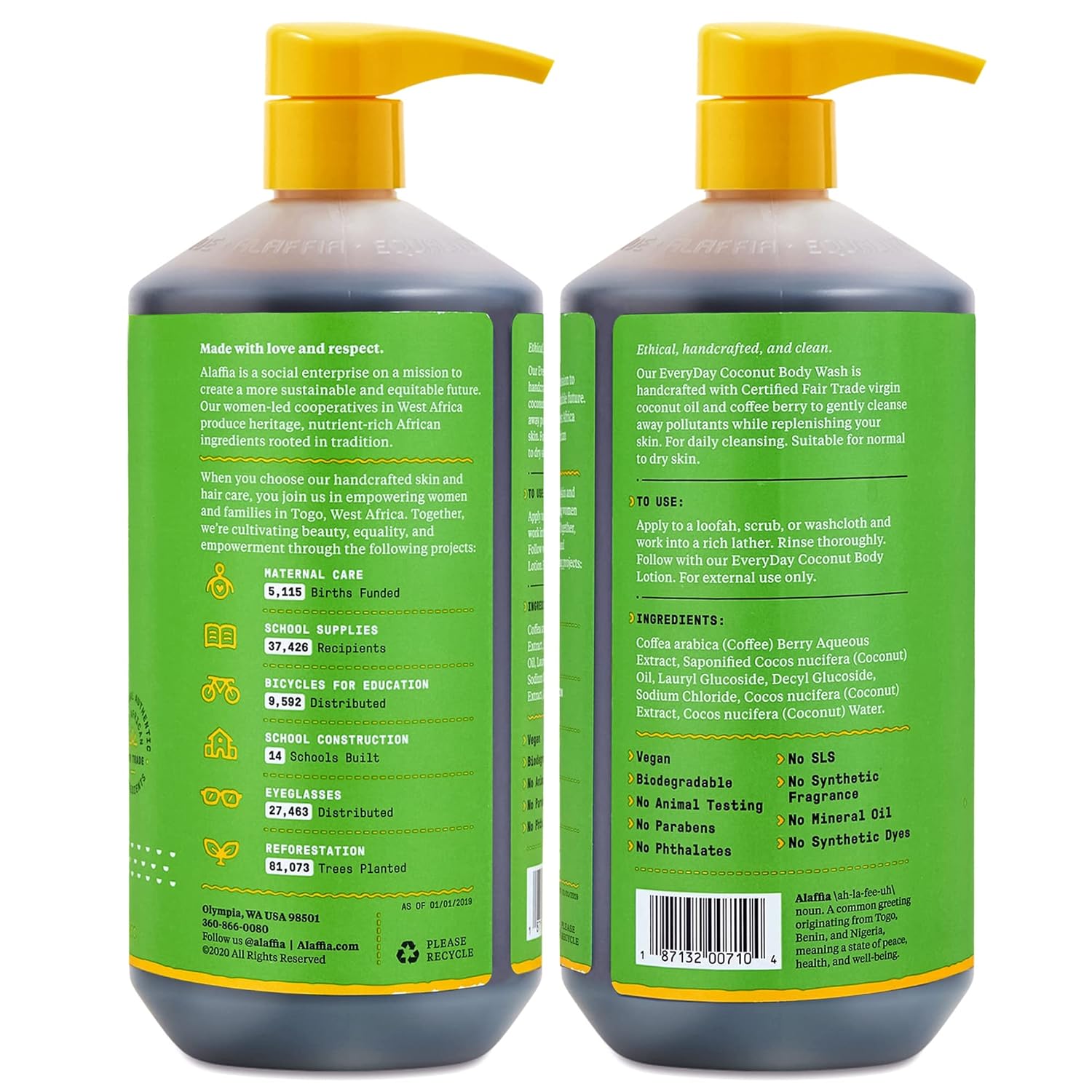 Alaffia Everyday Coconut Body Wash - Image 3