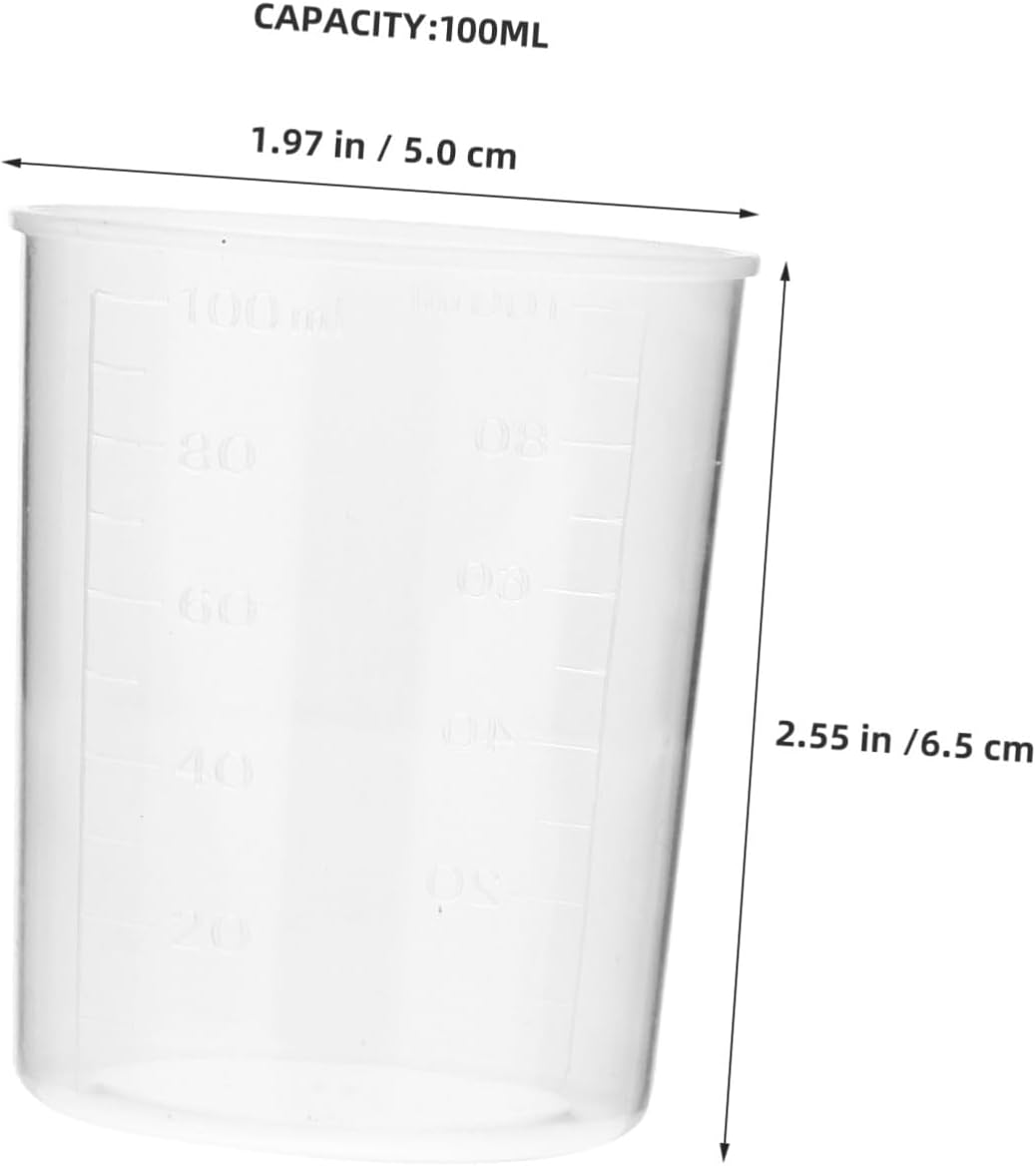 Clear Plastic Measuring Cups - Image 3