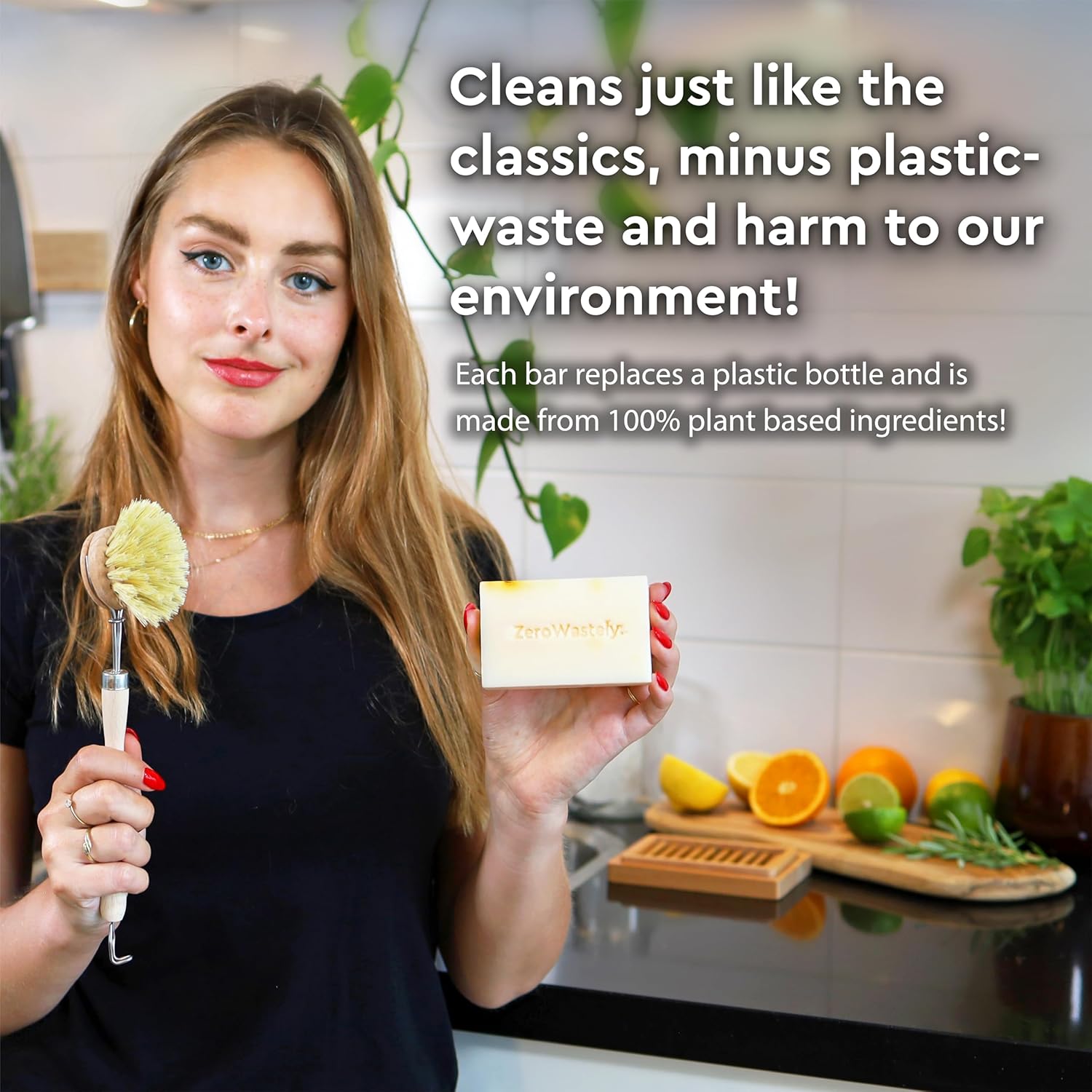 ZeroWastely Natural Dish Soap Bar - Image 3